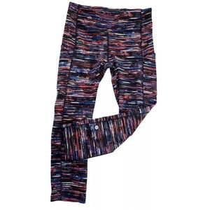 Lululemon Speed Up Crop 21" Hinshu Alpine White Multi